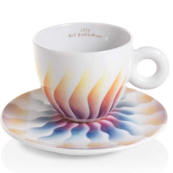 NIB Illy Art Collection Set of 4 Cappucino Cups - Picture 3 of 5